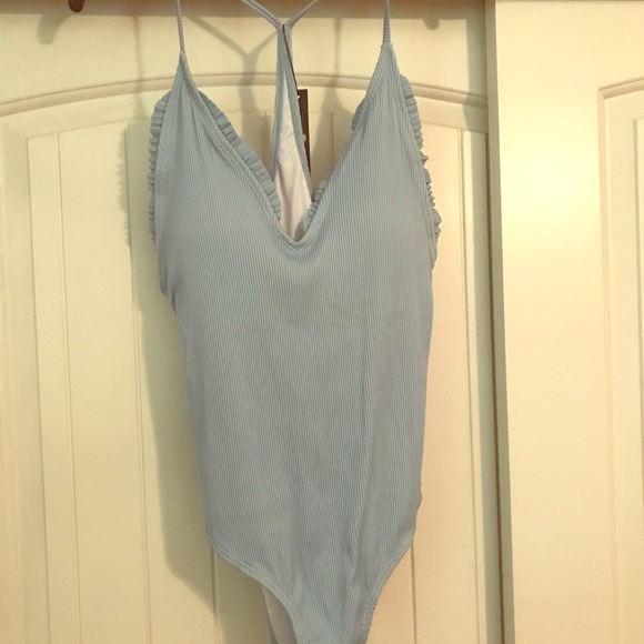 CUPSHE blue one piece bathing suit - Picture 1 of 7